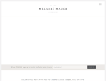 Tablet Screenshot of melaniemauer.com